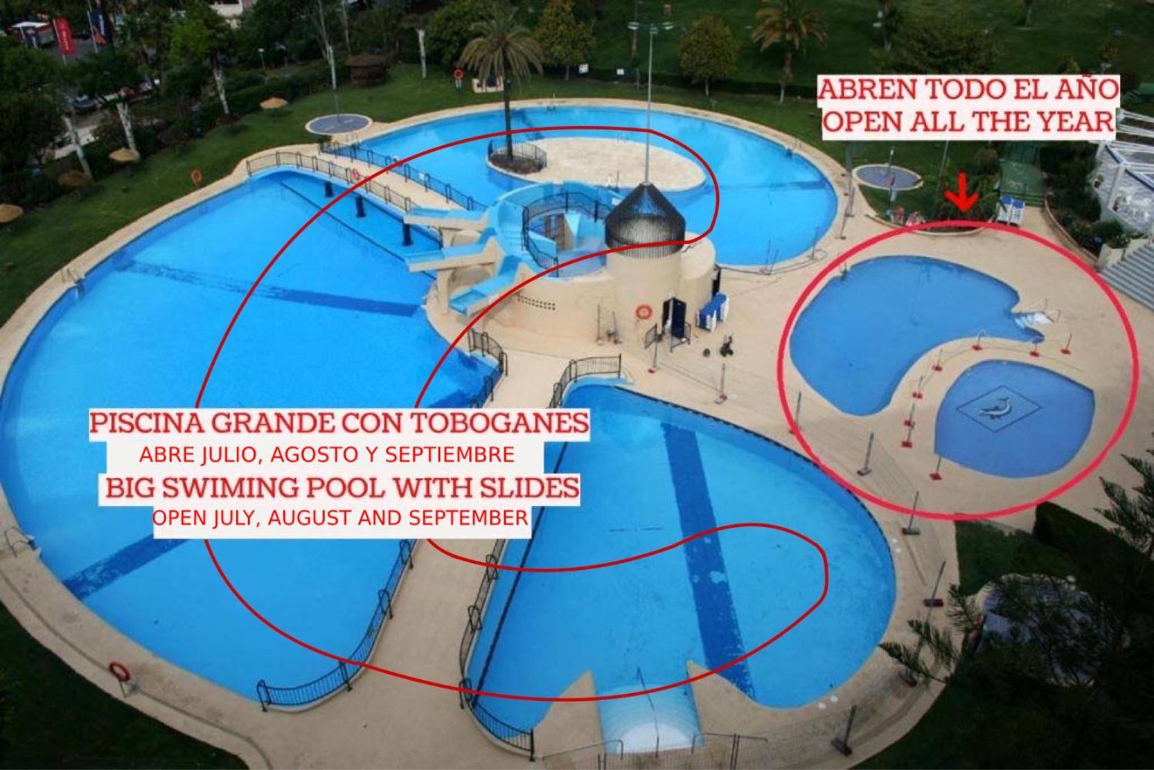 Apart With Swimming Pool Open All Year ベナルマデナ エクステリア 写真